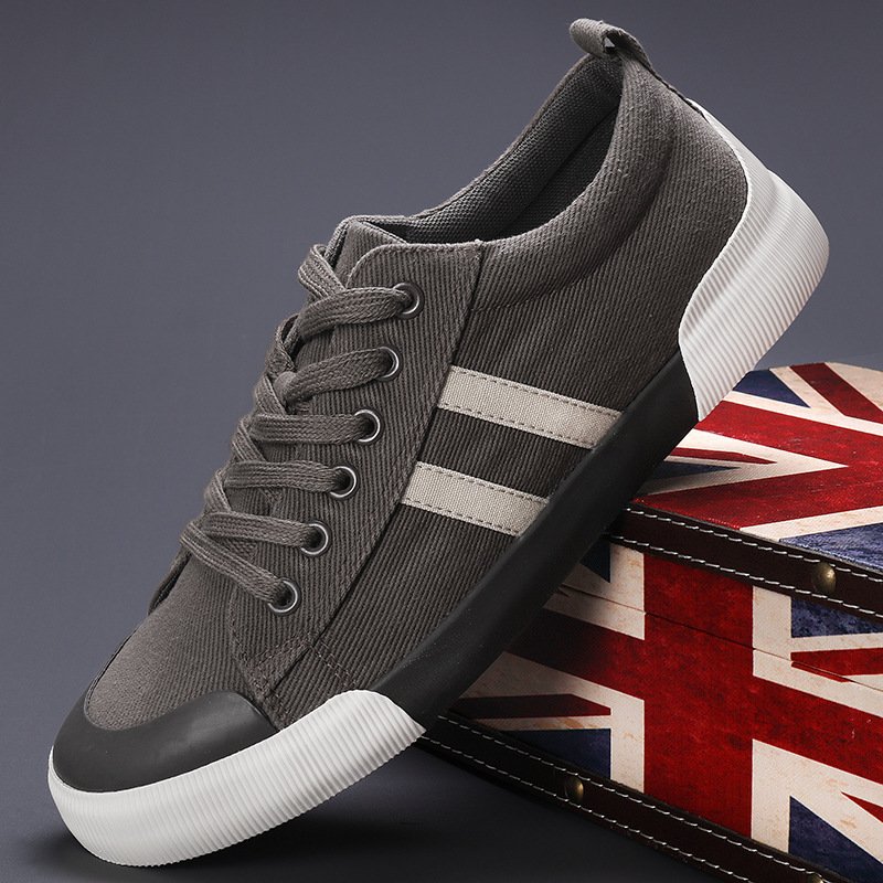 Lightweight breathable versatile casual men's low top flat lace up shoes for men - Image 10