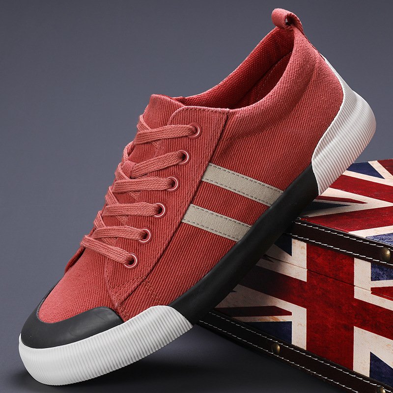 Lightweight breathable versatile casual men's low top flat lace up shoes for men - Image 11