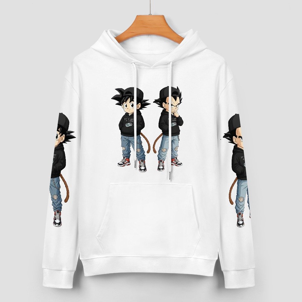 Brothers In Arms White Hoodie - Image 2