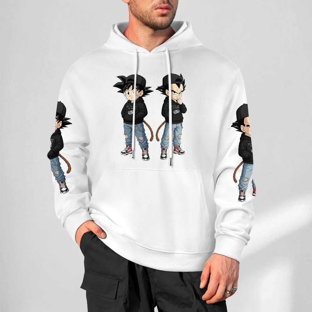 Brothers In Arms White Hoodie - Image 4